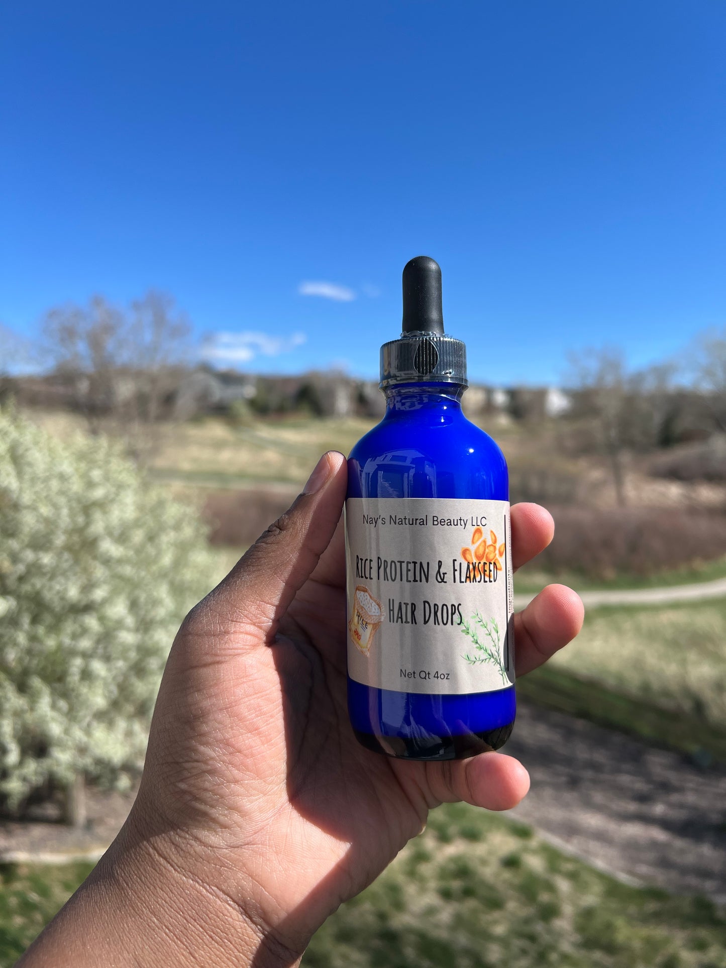 Rice Protein & Flax Seed Hair Set