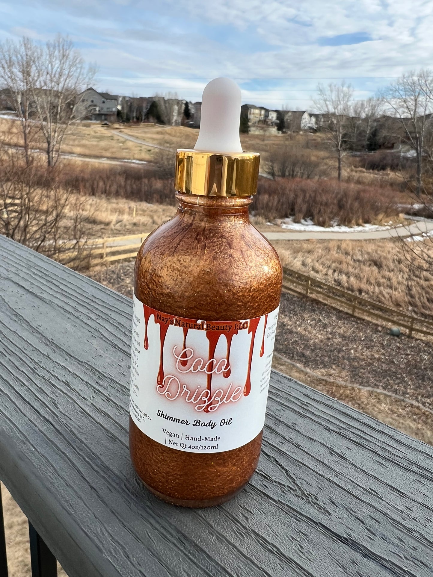 Coco Drizzle Shimmer Body Oil 4oz