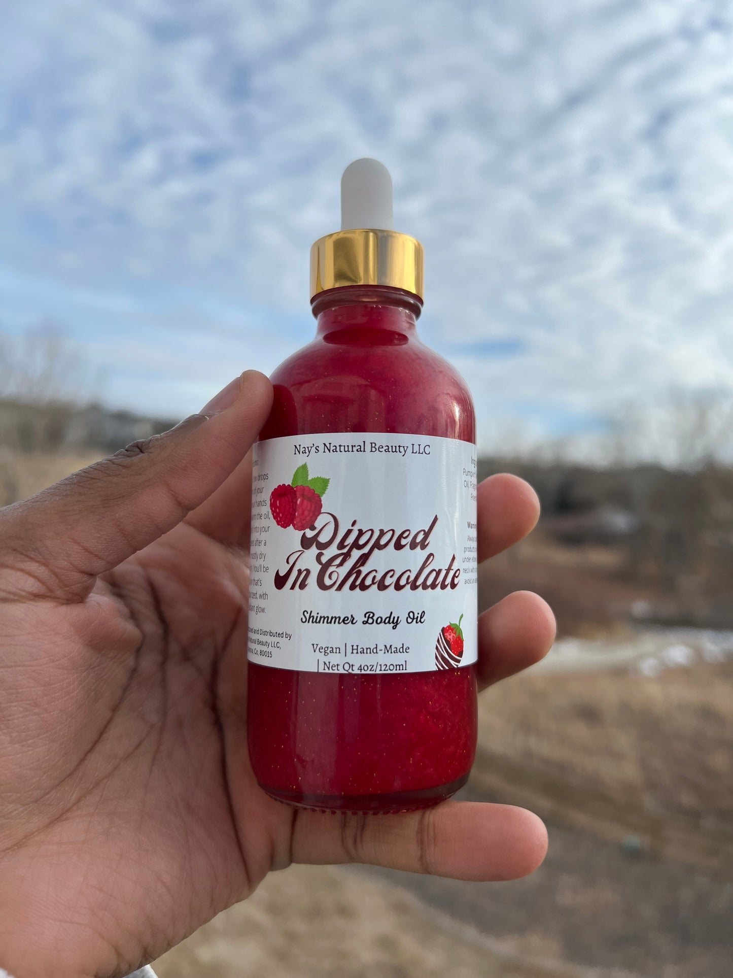 Dipped in Chocolate Shimmer Body Oil