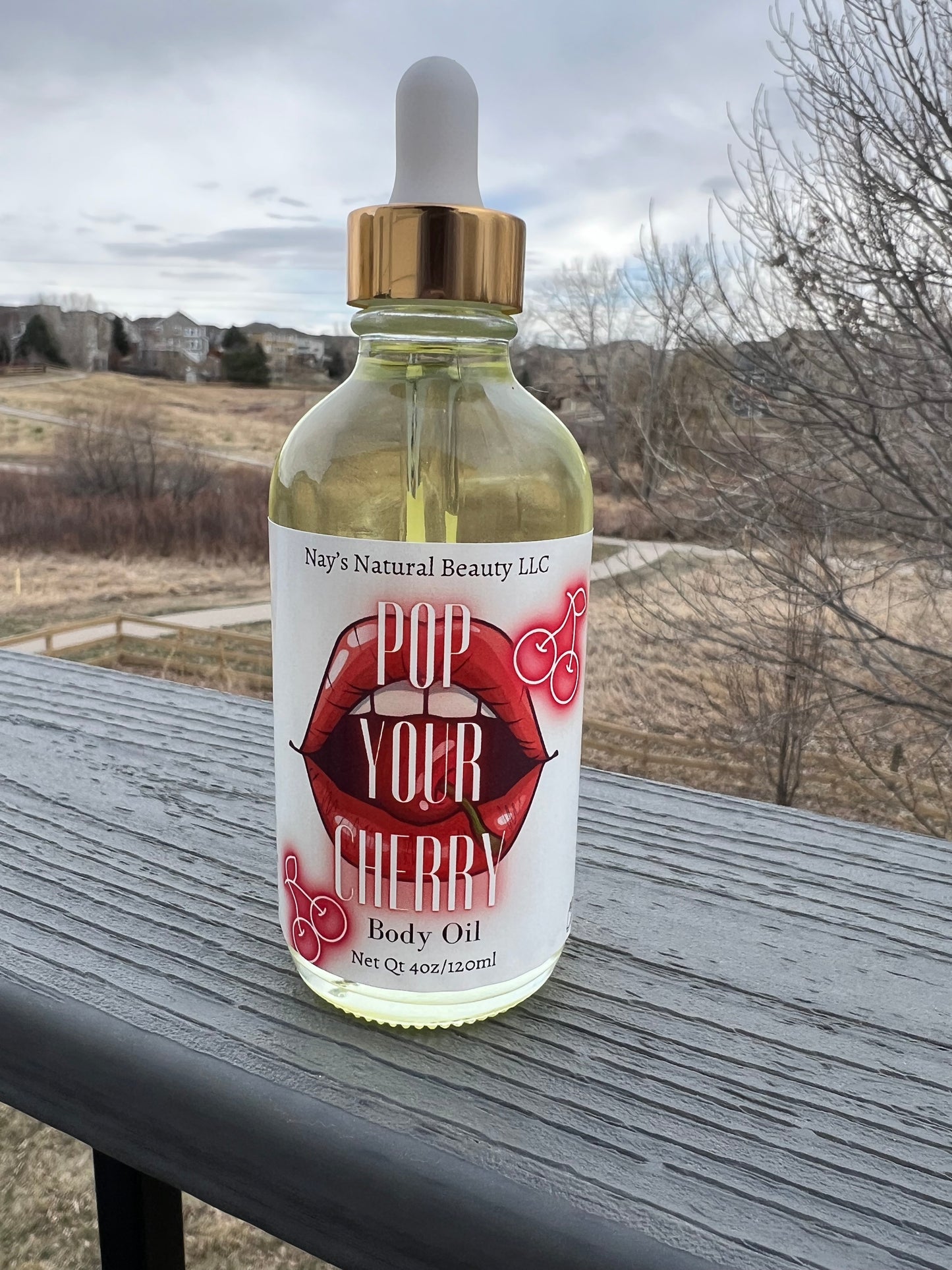 Pop Your Cherry Body Oil 4oz
