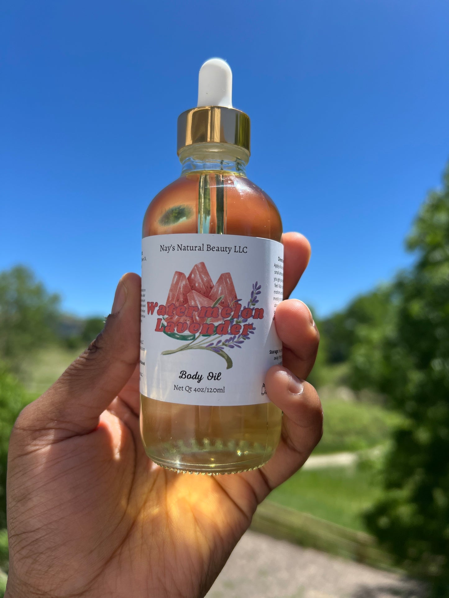 Watermelon Lavender Body Oil 4oz