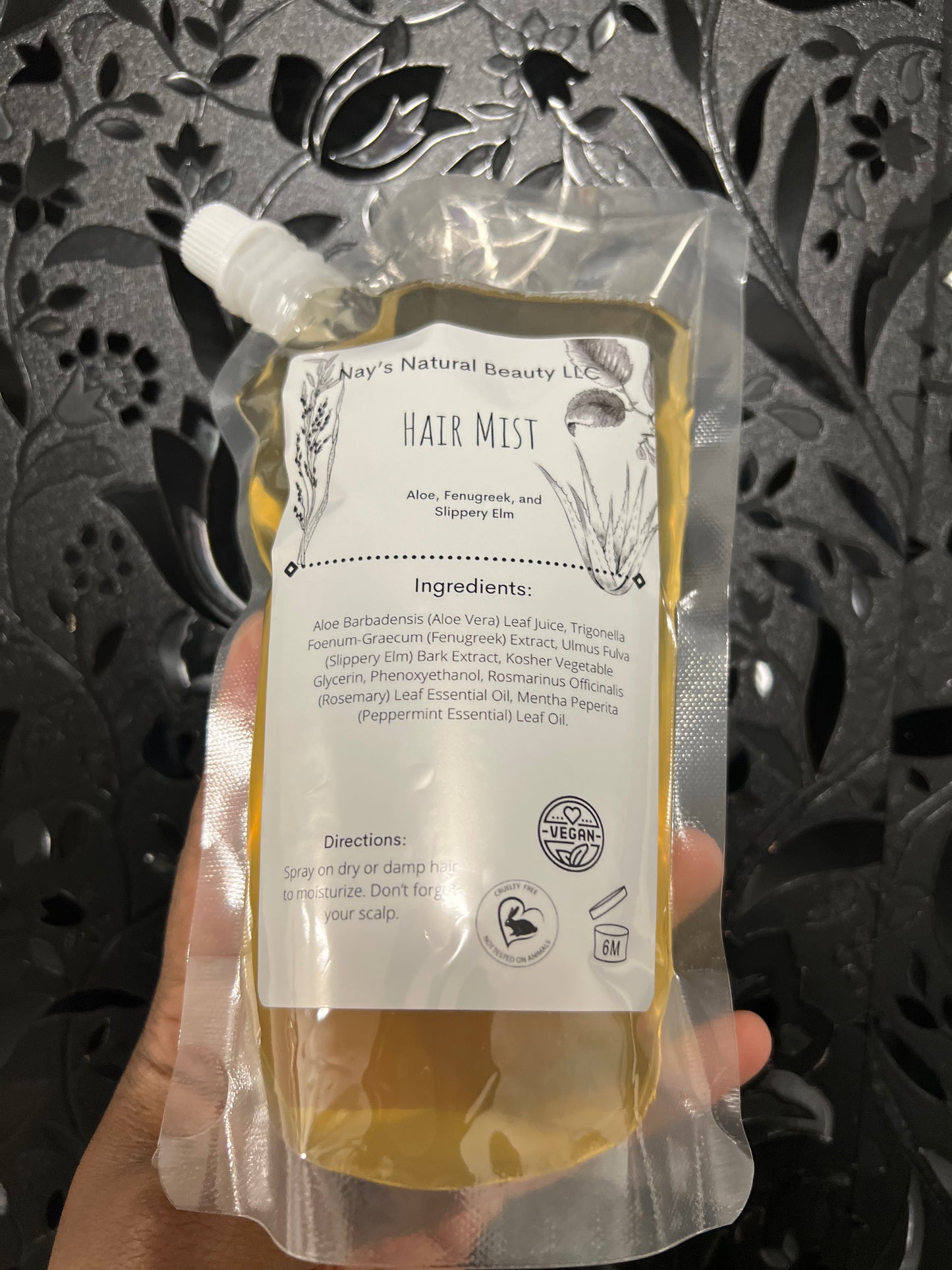 Fenugreek, Aloe, & Slippery Elm Hair Mist