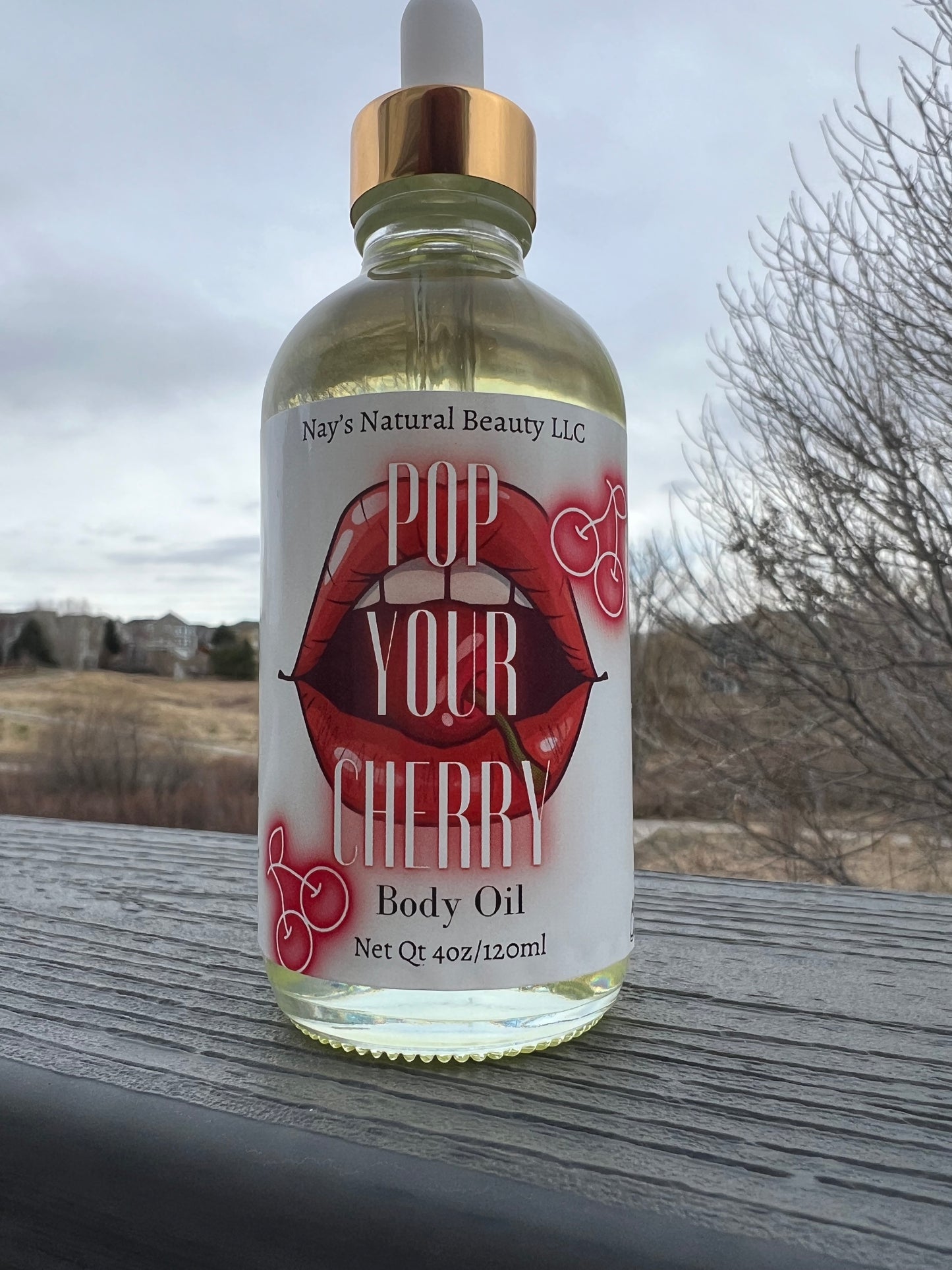 Pop Your Cherry Body Oil 4oz