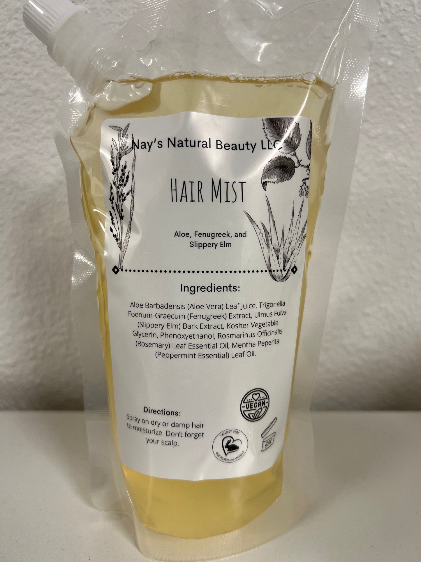 Fenugreek, Aloe, & Slippery Elm Hair Mist