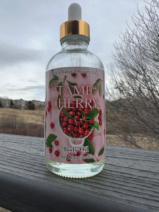 “TAME” Cherry Body Oil 4oz