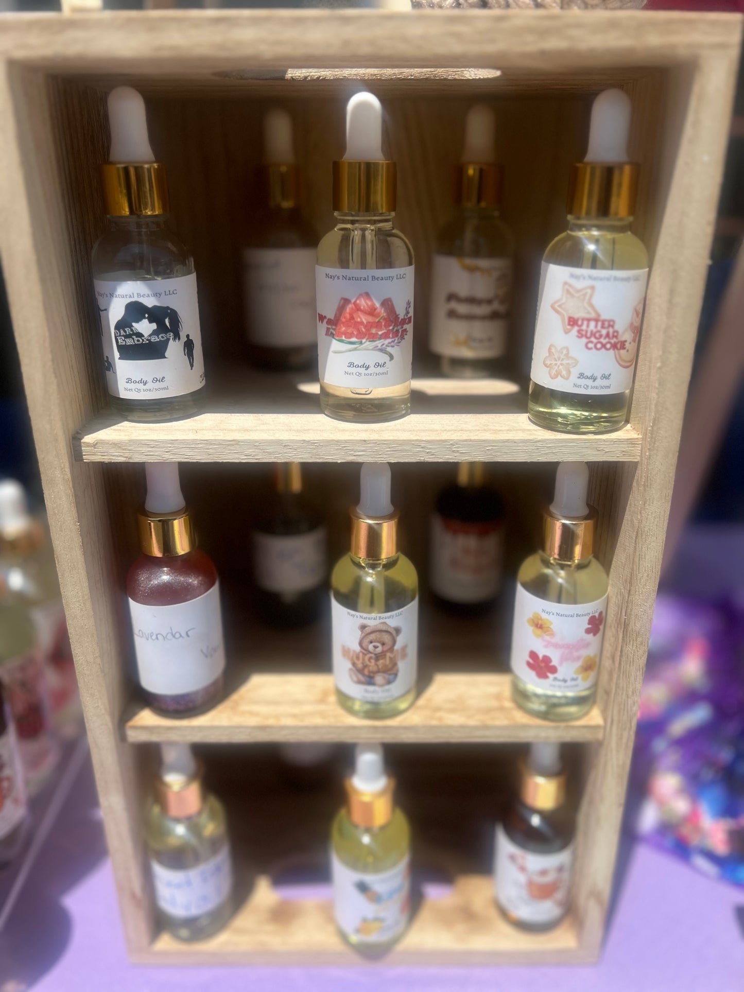 Body Oil Sample Packs 1oz bottles (Random)