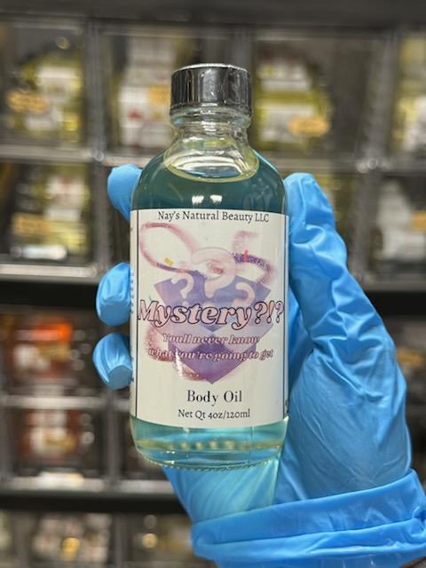 Mystery Scented Body Oil 4oz/120ml