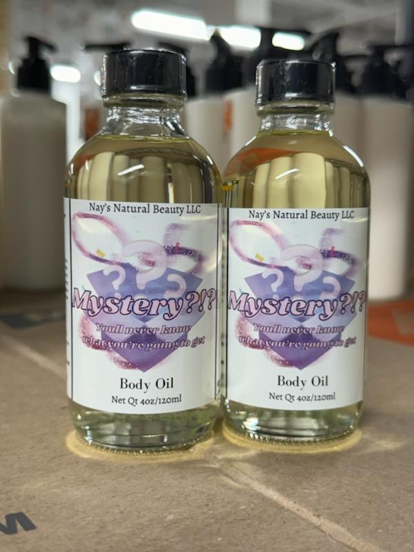 Mystery Scented Body Oil 4oz/120ml