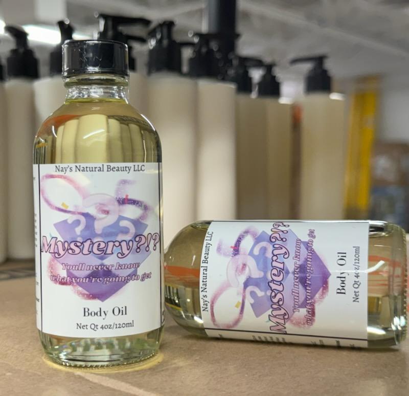 Mystery Scented Body Oil 4oz/120ml