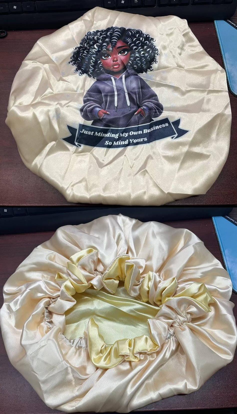 “Just Minding My Business So Mind Yours” Bonnets