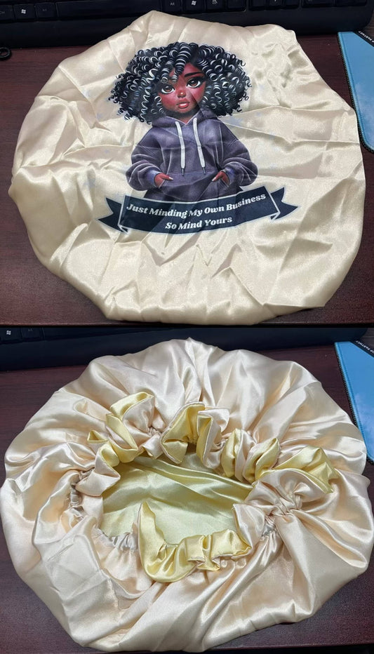 “Just Minding My Business So Mind Yours” Bonnets