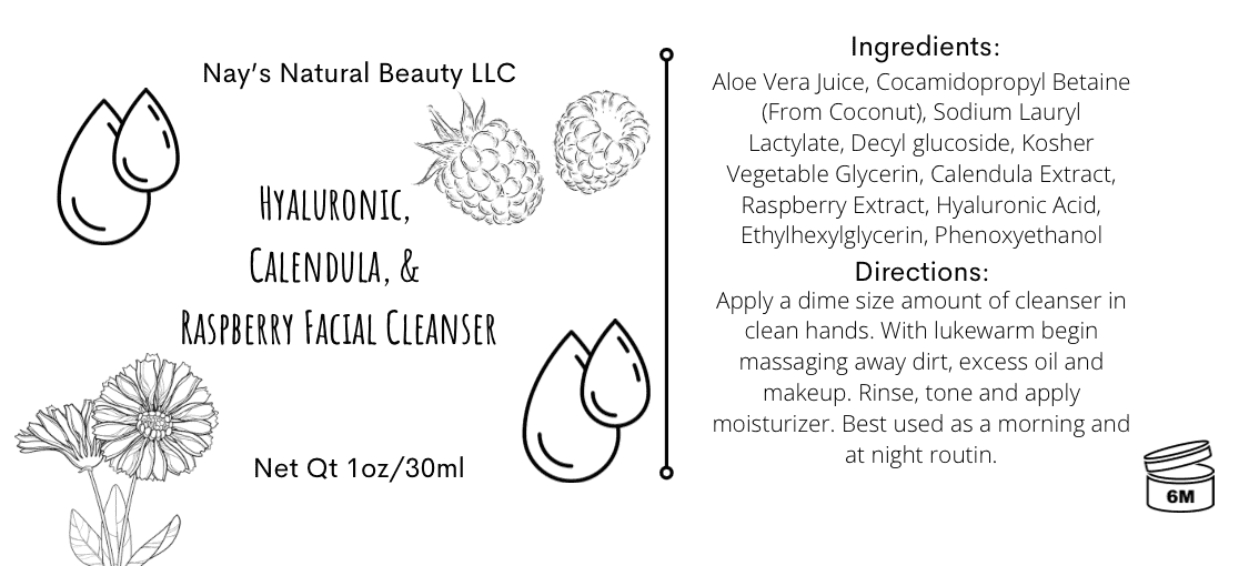 Hyaluronic Calendula & Raspberry Facial Line