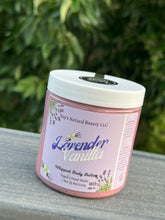 Load image into Gallery viewer, Lavender Vanilla Shimmer Body Butter 8oz
