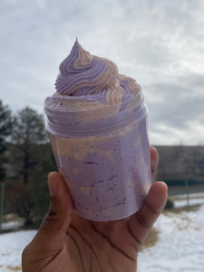 Lavender Vanilla Shimmer Body Butter 8oz