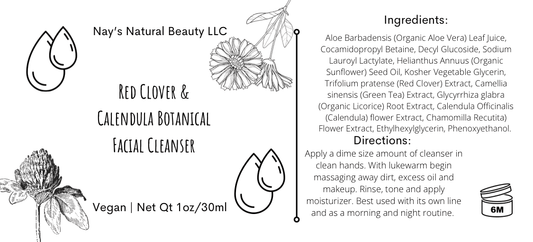 Red Clover & Calendula Facial Line